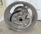 0157-3825b-tri Harley Chopper Pm Rear Mag Wheel Matching Pulley Rotor