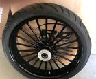 032135-126b Rc Components Illusion Black Frt Wheel Tire Hd Touring