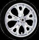 0335-001 Coastal Moto Front Largo Chrome Tire Non Abs