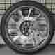 08-17 Display Rc Components Chrome Cypher 21 Front Wheel Tire Package Harley