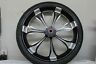 1204-7106r-paraj-bmp Pm Black Contrast Cut Front Dual Disc Paramount Wheel Harley