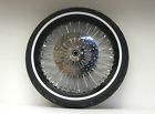 37-543 Fat King Spoke Front Wheel Chrome Black Rim Rotors Www