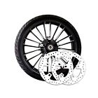 3d-atl213bc07 - 0305-0519 1710-3409 Coastal Moto Black Cut Atlantic Front Wheel Tire Dual Rotors