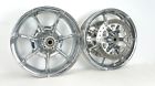 40900332 43300388 - 41500040 Used Chrome Slicer Front Rear Wheel Set Touring Fl