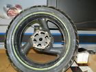 4fm-25338-00-p4 Yamaha Yzf Rear Wheel Back Rim Black Straight Tire
