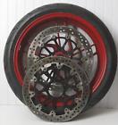 50121761ab Not Specified Ducati Monster Red Front Wheel Rim Tire Brake