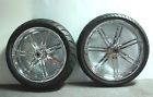 7vlv-21-c-18 Arlen Ness Valve Chrome Wheel Dunlop Tires Rotors Packages Harley