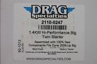 2110-0247 80-1013 Drag Specialties Kw High Performance Big Twin Starter Dyna Fatboy