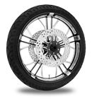 9202-7106r-dxn-bmp Performance Machine Front Black Dixon Wheel Tire Rotor Setup Harley