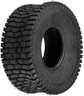 R03-1177 Alveytech 15x6.00-6 Black Tire For Lawnmower Go-kart And Atv - 365 Lbs Load
