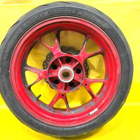 Battlax S21r 06-11 Kawasaki Ninja Zx14 Oem Rear Wheel Back Rim - Good But Dirty