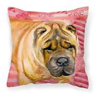 Bb9748pw1414 Carolines Treasures Shar Pei Love Outdoor Canvas Pillow 652259218769