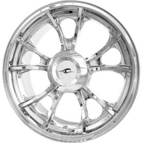 Coastal Moto 3d-lar187ch-trk Precision Cast Largo 3d Rear Wheels
