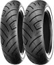 130-90b16 Crtk-01 Shinko Front Rear White Wall Reinforced Tires Set