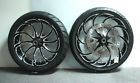 Drft-blk-21-18 Arlen Ness Drift Black Wheel Metzeler Tires Rotors Packages Harley