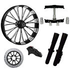 Dynasty-sngl-ecl-kit-23pckg Dynasty Eclipse Wheel Tire Single Side Raked Triple Trees Lowers