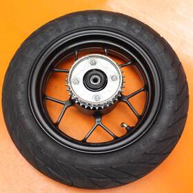 42650-k26-b00za Honda 2017-2020 Grom 125 Oem Straight Rear Wheel Back Rim W Tire Nice