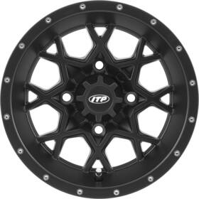 I.t.p. Tires 1228633536b I.t.p. Hurricane Wheel Black 12x7 4/137 5 2