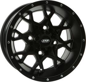 I.t.p. Tires 1428636536b I.t.p. Hurricane Wheel Black 14x7 4/110 5 2