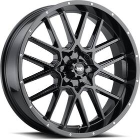 I.t.p. Tires 1822515705b I.t.p. Hurricane Wheel Matte Black 18x6.5 4 2.5 4/137