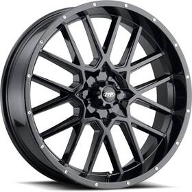 I.t.p. Tires 2022518705b I.t.p. Hurricane Wheel Matte Black 20x6.5 4 2.5 4/156