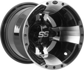 Itp 1028336404b I.t.p. Ss112 Sport Wheel 10x5 - 3 2 Offset 4/156 Machined