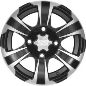 Itp 1428449536b I.t.p. Ss312 Wheel 14x8 - 5 3 Offset 4/156 Matte Black/machined