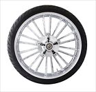 Metatl213ch-abs Coastal Moto Chrome Atlantic Front Wheel Tire Harley Touring