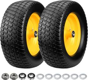 2023gclz-y-15x6.00-6 Midcos 15x6.00-6 Solid Tires Yellow Rim