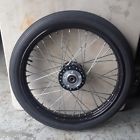 Mu51677asm Black Front Wheel Avon Speedmaster Tire Harley Xl Fxd
