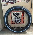 Mu51677dww Black Front Wheel Dunlop White Wall Tire Harley Xl Fxd