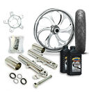 Rc-recl-chr-frt-pkg-14 Rc Recoil Wheel Tire Complete Chrome Front End Package Harley