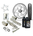 Rc-svg-chr-frt-pkg-14 Rc Savage Wheel Tire Complete Chrome Front End Package Harley