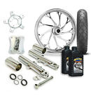 Rc-tmpr-chr-frt-pkg-14 Rc Temper Wheel Tire Complete Chrome Front End Package Harley