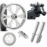 Rc-vlr-chr-26frt-pkg-sngl Rc Valor Chrome Wheel Tire Neck Rake Front End Package