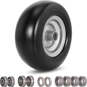 Rutu Xp-030 11x4.00-5 Flat Free Tire And Wheel Assembly With 3/4 Inch Precision 1 Pack