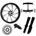 Temper-sngl-ecl-kit-23pckg Temper Eclipse Wheel Tire Single Side Raked Triple Trees Lowers