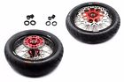 Tx03n3100 Tire Supermoto Wheel Fit Honda Red Cnc Hub Disc