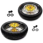 Tx22o2100 Kke Supermoto Wheels Set Cst Tire Fit Suzuki Gold