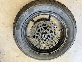Yamaha 1wd-f5168-01-0x 16-18 Yzf R3 Oem Front Wheel Rim W Tire 045