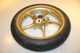 5sl-25168-00-2x Yamaha 2009 Yzf R6 Front Wheel Rim Tire 120/70 Zr17