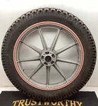 Oem Harley XR1000 1983 - 84 Front Wheel 19" Sportster Orange Pinstripe Avon. Fixed Price $364.99.