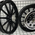 Harley Dyna 2000 Up Wheels Fxdl Lowrider 13 Spokes Gloss Black Rims Exchange. Fixed Price $999.00.