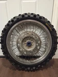 1998 Yamaha YZ400F Rear Wheel W/ Sprocket + Brake Disc Good Condition. Fixed Price $150.00.