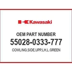 Kawasaki Cowling,side,upp,lh,l 55028-0333-777 Oem New. Fixed Price $286.27.