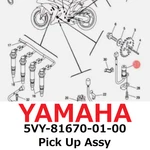 New Yamaha Genuine 2008-2009 FZS1000 FZ1 Pick Up Assy 5VY-81670-01-00. Fixed Price $138.99.