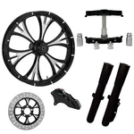 Majestic Eclipse 23" Wheel Tire Single Side W/ Raked Triple Trees Lowers & Slide. Fixed Price $4199.95.