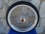 21X3.5 48 Fat Spoke 08-UP Wheel 120/70-21 Shinko Ww Tire Kit Abs Harley Touring. Fixed Price $689.00.