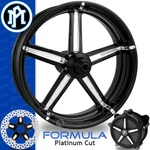 Performance Machine Formula Platinum Cut Motorcycle Wheel Harley Bagger 21" Pm. Fixed Price $1567.45.
