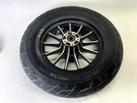 09-21 Harley Davidson Iron XL883 Rear Back Wheel Rim Tire Assembly Oem. Fixed Price $686.00.